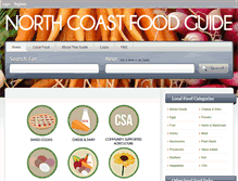 Tablet Screenshot of northcoastfood.org